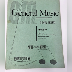 Vintage Belwin General Music Piano Book‎
